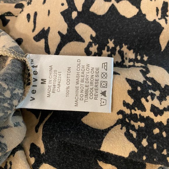 HERO & LEANDER ¾ Sleeve Floral Top from Anthropologie Size M - Picture 5 of 5